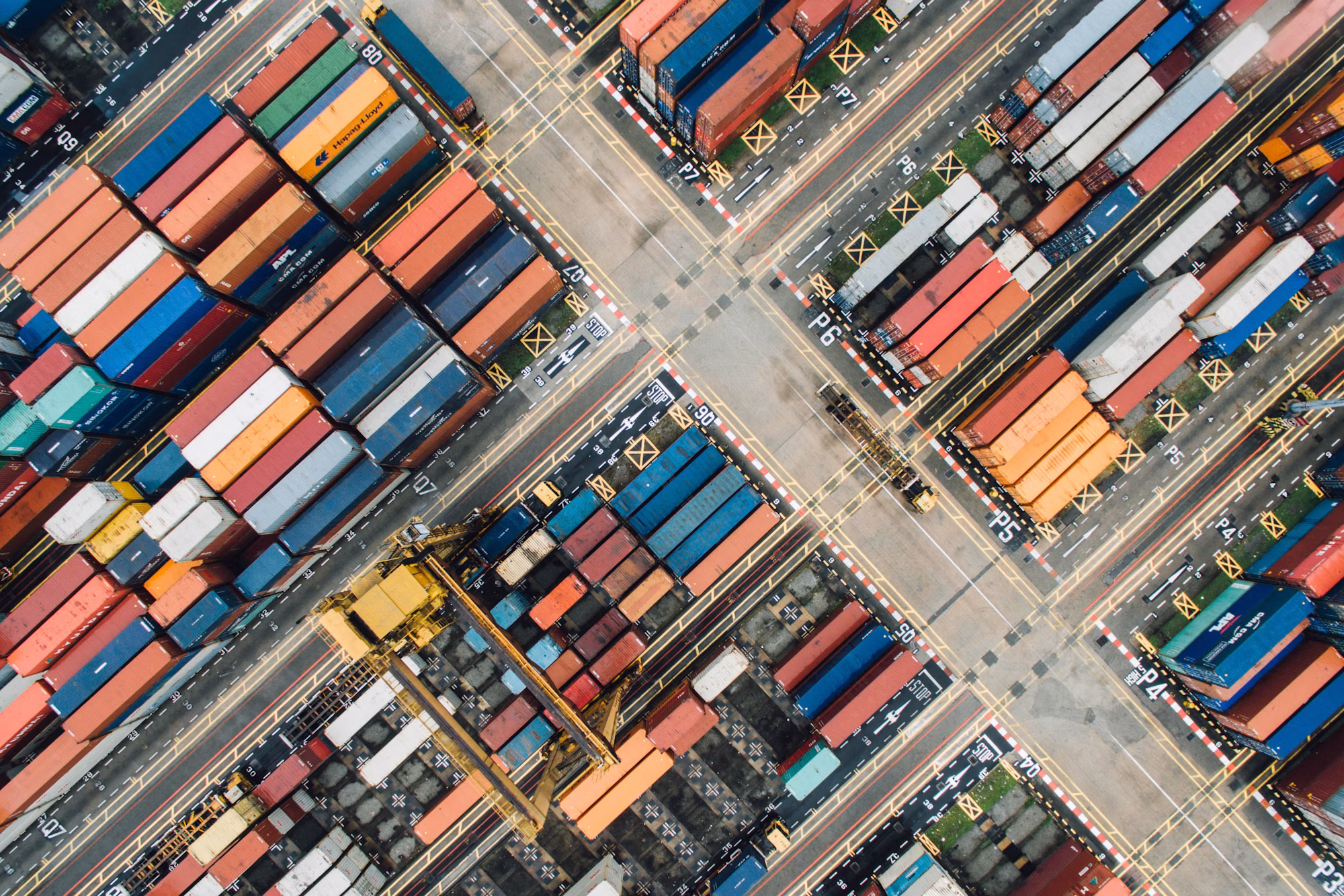 Container port supporting international exports from India